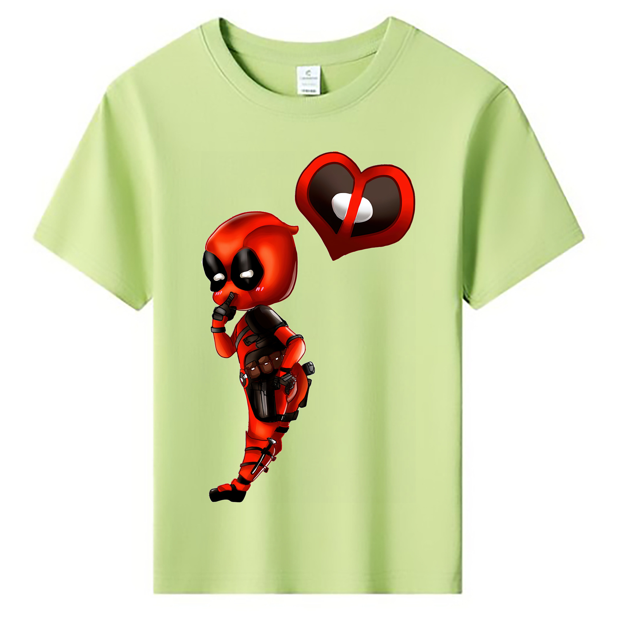 （画像用） Deadpool デッドプール 綿100％キッズTシャツ（フロントプリント）